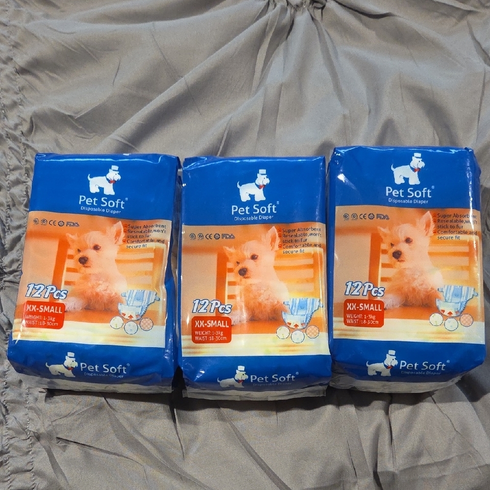 Pet Soft Disposable Diapers XX-Small
